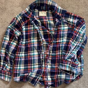 We The Free Multicolor Plaid Shirt